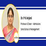 Interview Dr P K Anjani Professor and Dean Admissions at Sona School of Management Salem